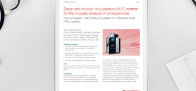 Thermo Fisher Scientific - Application note 16 December 2021