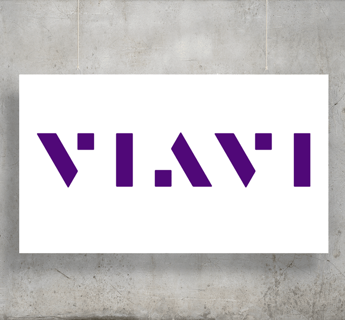 Viavi logo with background