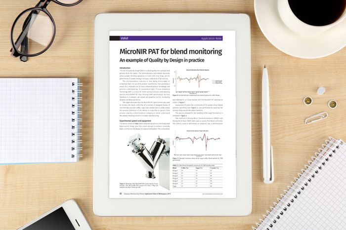 Viavi application note MicroNIR