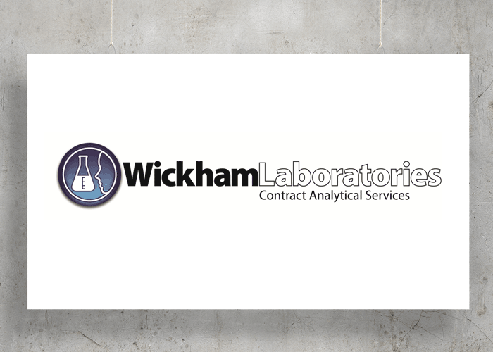 Wickham Laboratories logo with background
