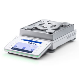 METTLER TOLEDO XPE6003SD5 balance SmartPan 45 degree