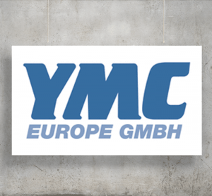 YMC Europe GmbH logo with background