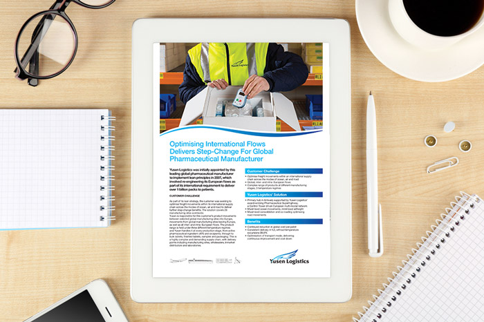 Case study: Optimising international flows delivers step-change for global pharmaceutical manufacturer