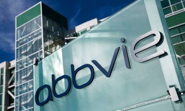 AbbVie logo on side of office building