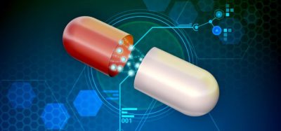 three dimensional concept of an active pharmaceutical ingredient cell