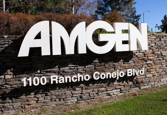 Amgen, 1100 Rancho Conejo Blvd - On wall