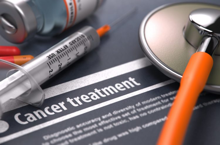 paper titled cancer treatment surrounded by medication