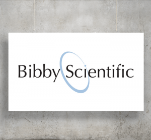 Bibby Scientific logo with background