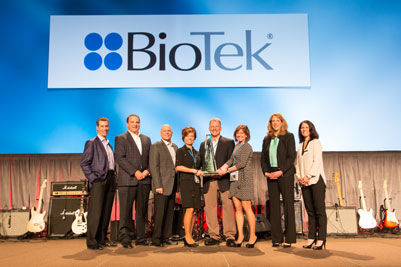 BioTek Receives 2014 Supplier of the Year Award from Fisher Scientific