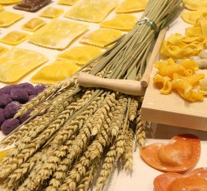examples of gluten, such as pasta and wheat