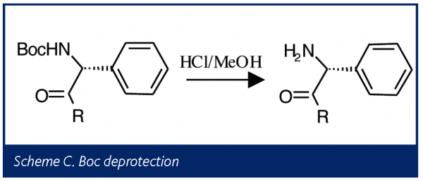 Scheme C: Boc deprotection