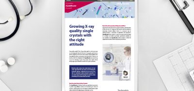 Application note: Growing X-ray quality single crystals