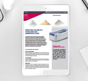 Application note: Improving solubility: Stabilising the amorphous state