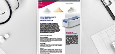 Application note: Improving solubility: Stabilising the amorphous state