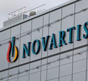 Novartis logo Novartis building in Stein, Switzerland [Credit: Taljat David shutterstock.com]