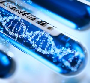 DNA molecule in a test tube