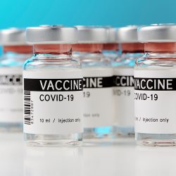 vials labelled 'SARS-CoV-2 Vaccine'