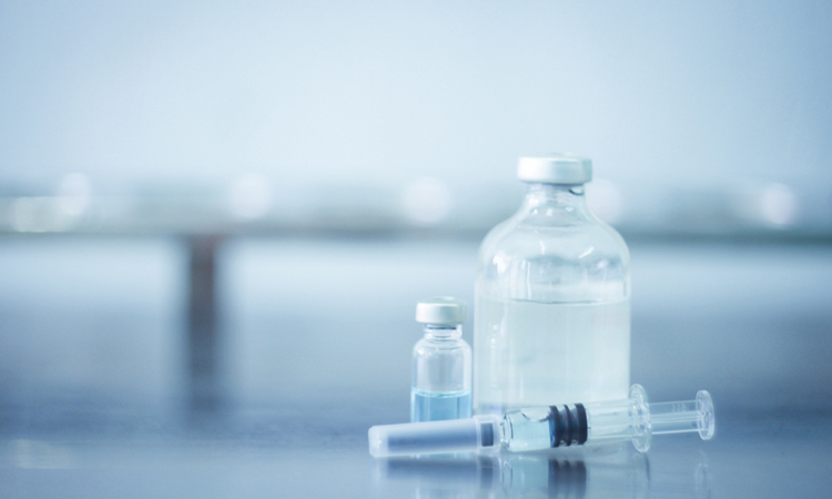 Vaccine in bottle