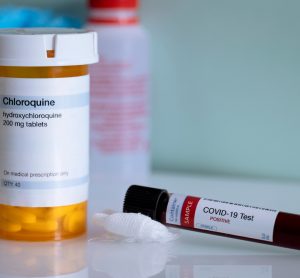 Chloroquine and hydroxychloroquine with COVID-19 sample