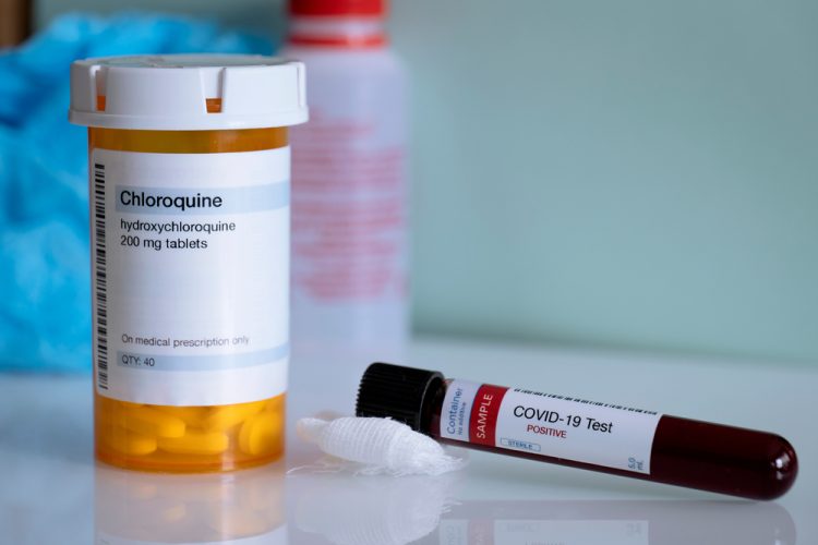 Chloroquine and hydroxychloroquine with COVID-19 sample