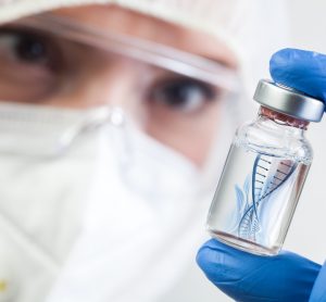RNA inside vaccine vial