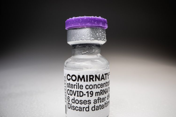 Comirnaty COVID-19 vaccine vial