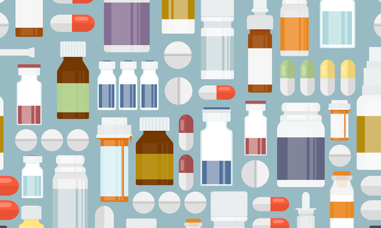 Vector of pharmaceutical packaging