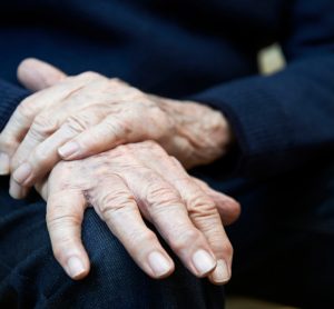 Elderly patient with Parkinson's