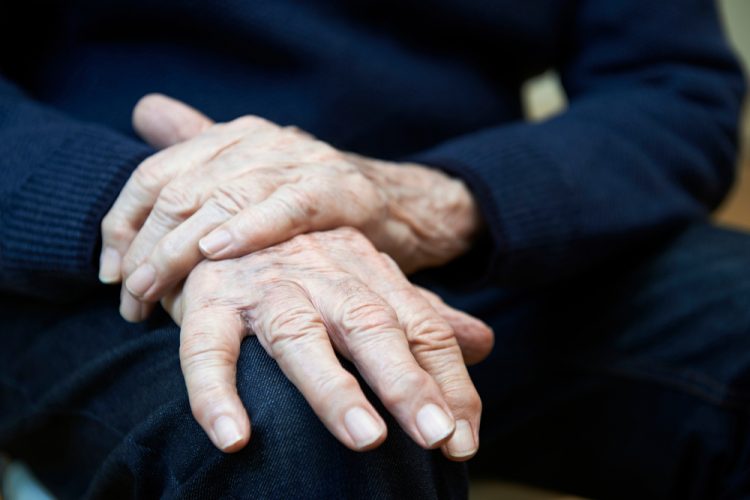 Elderly patient with Parkinson's