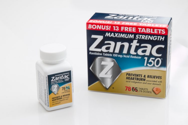 Zantac (ranitidine) tablets