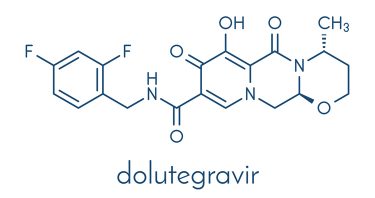 Dolutegravir chemical formula