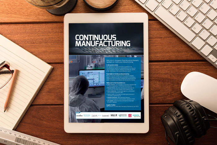 Continuous Manufacturing cover 2018