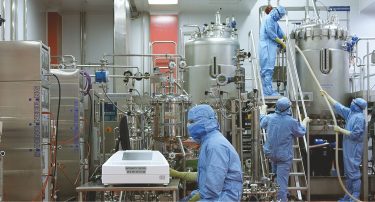 Vaccine manufacturing [Credit: Serum Institute of India Pvt. Ltd.].