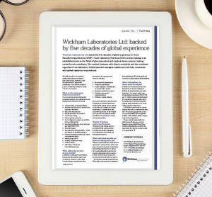 Wickham Labs guide to testing epr 2 2018